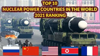 Top Nuclear power countries 2021!! nuclear weapons country in world ranking Comparison 2021!!