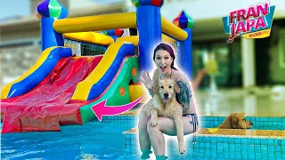 HELENA PERDEU O MEDO DA PISCINA ! 🥰 - Fran Japa