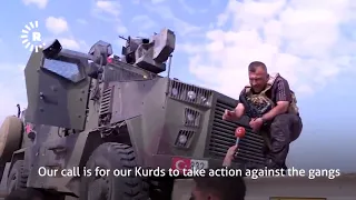 Курды отбили у турок бронемашину