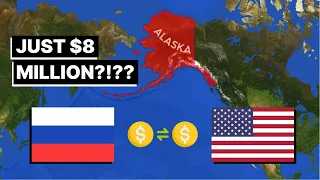 Alaska Purchase Explained on Maps: US Bought Alaska From Russia