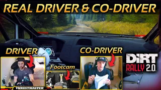 A Real Co-Driver Reads Me Pacenotes In DiRT Rally 2.0!