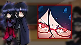 Uchiha clan react to.....|| pt1/3.5|| Izuna, fugaku, mikoto, sarada || Sakaratocyo_ || reaction vid