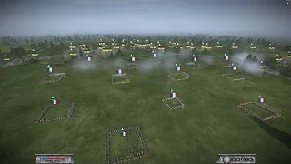 Austrian cavalry vs France square formation - Napoleon total war