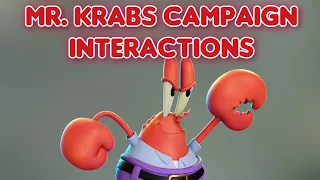 Nickelodeon All-Star Brawl 2 - Mr. Krabs Campaign Interactions