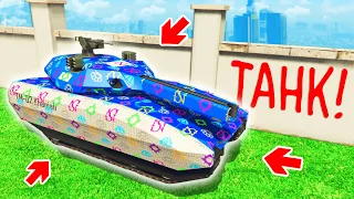 НАШЕЛ ЧИТЕРСКИЙ ТАНК ИЗ БУДУЩЕГО В GTA 5 ONLINE ! - БИТВА АВТОУГОНЩИКОВ В ГТА 5 ОНЛАЙН