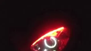 Hyundai Accent Bi-xenon Projector Headlights with Angel Eyes (Era Mercekli Far)