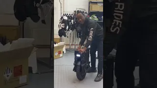 Veteran Patton. Assembly and first test inside e-RIDES HQ