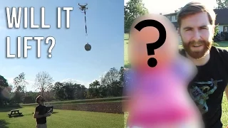 Will it Lift? - Phantom 4 Lift Test!