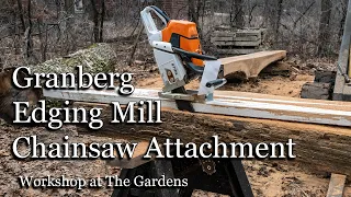 Setting up the Granberg Edging Mill Chain Saw Lumber Making Attachment