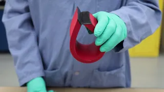 How to apply Chemlok CB 150 adhesive: seaming demonstration bonding rubber to rubber