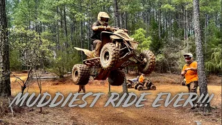 Extremely Muddy Group Ride at Carolina Adventure World