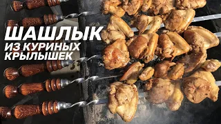 КАК ПРАВИЛЬНО ПРИГОТОВИТЬ ШАШЛЫК ИЗ КУРИНЫХ КРЫЛЫШЕК.