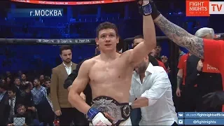 Роман Копылов привез в родной Бачатский пояс чемпиона FIGHT NIGHTS