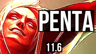 VLADIMIR vs SYNDRA (MID) | Penta, 23/2/3, 6 solo kills, 1100+ games, Legendary | EUW Diamond | v11.6