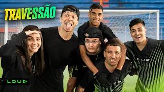 DESAFIO DO TRAVESSÃO NA LOUD!! Ft. Luva, Cocielo e Piuzinho