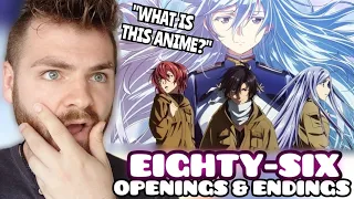 THIS ANIME BROKE ME?!! | 86 EIGHTY-SIX Openings & Endings (1-2) | New Anime Fan | REACTION!