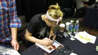 Alexandra Breckenridge of American Horror Story and Walking Dead signing for Sweetly Signed!!