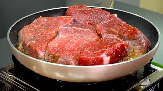 If you cook this way, the meat will become tender and juicy! The secret of cooking meat!😋