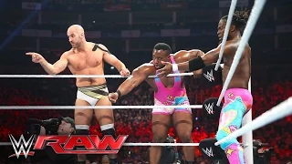 Cesaro & The New Day vs. The Miz & The League of Nations: Raw, 18. April 2016