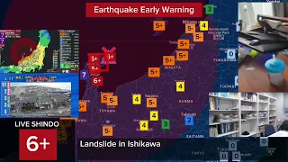 M 5.7 & M 7.6 Noto Peninsula Earthquakes (1/1/2024)