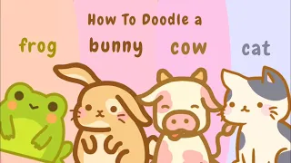 How To Doodle Cute Animals ❥ Doodling your requests !