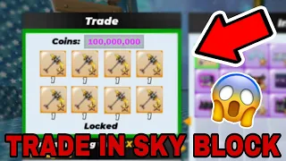 Trade in sky block blockman go | trying to get rich in sky block blockman go day 1