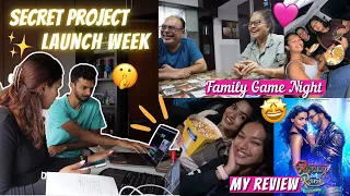 Rocky Rani Review + Family Game Night! Emotional weekend 🥹 #HustleWSar