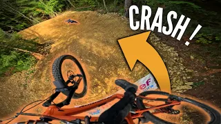 CETTE LIGNE EST ÉNORME (CRASH) ! - Métabief Bike Park