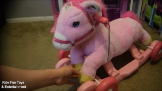 Compare 2 Disney Princess rocking pony toys-Rocking Rolling toy for toddlers video review