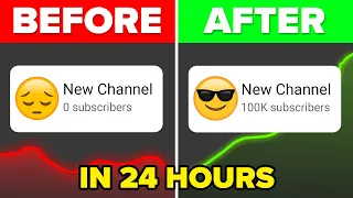 The FASTEST WAY To Get 100K Subscribers on YouTube in 2024 (STEP BY STEP GUIDE)