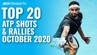 Top 20 ATP Tennis Shots & Rallies! October 2020