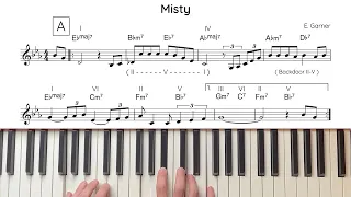 Misty (E. Garner) Tutorial & Analysis | The Jazz Pursuit