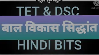 TET & DSC// HINDI (बाल विकास सिद्धांत) PSYCHOLOGY || EXPECTED BITS