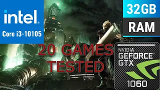 GTX 1060 3GB : Test in 20 Games - GTX 1060 3GB Gaming