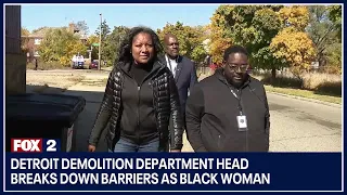 Detroit Demolition Department head breaks down barriers as Black woman