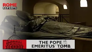 Preparations completed for the tomb of Pope emeritus #Benedict XVI