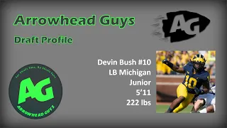 Devin Bush Live-Reaction Scouting Report by Arrowhead Guys