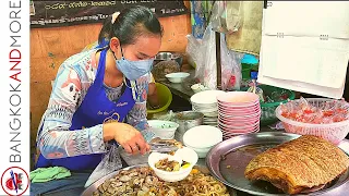 Cheap THAI STREET FOOD at Temple Fair in Talat Phlu