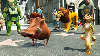 TIMON & PUMBA / GTA 5 Mods