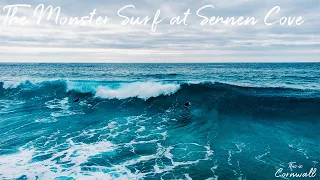 The Monster Surf at Sennen Cove | Cornwall | DJI Mini 2 | 4K