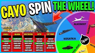 CAYO PERICO HEIST SPIN THE WHEEL IN GTA 5 ONLINE IN 2024