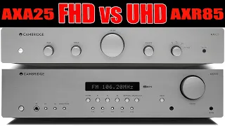 [SOUND BATTLE] Cambridge Audio AXR85 vs AXA25 "Sounds like FHD vs UHD" [Blind Test] KEF LS50 Meta