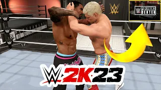 My 1st Impression of WWE 2K23 UNIVERSE MODE RIVALRIES & MORE!