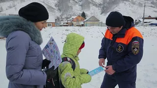 Третьеклассник спас своего друга провалившегося под лёд