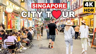 Singapore City Tour 2023 | Bugis Street | South Beach | Suntec City Tour