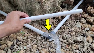 Save Cost 99%! The Secret to Connecting Water Pipe Without Buying Elbows That Many People Don't Know