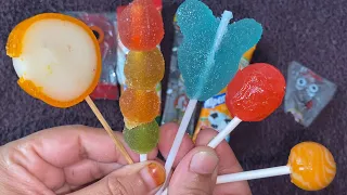 Yummy colouring jelly lollipop  🍭 relaxing voice ASMR