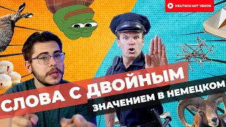 Слова с ДВОЙНЫМ ЗНАЧЕНИЕМ в немецком | Deutsch mit Yehor