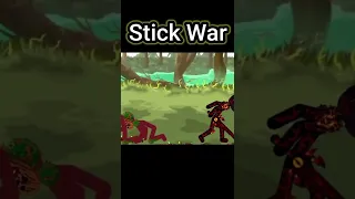 Stick war legacy red mega giant #shorts #stickman