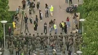 Protesters remain on UTD campus after police clear encampments